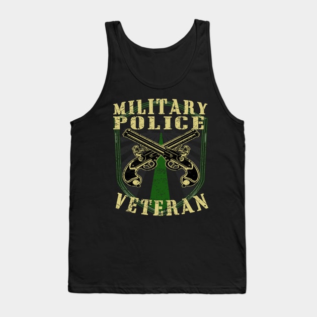 Military Police Corps Veteran Army Tank Top by HypeRamen